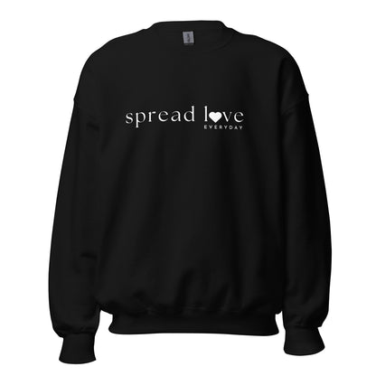 Spread Love Unisex Sweatshirt - Black